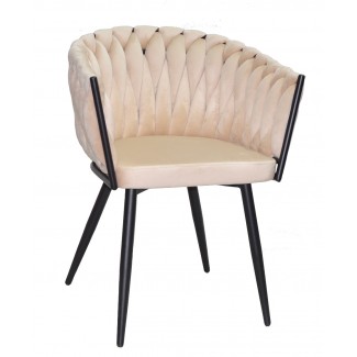 LOLA Б-Т Бежевий - UC- 902 BK Стілець/Лола