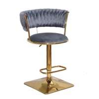 AVA Б-Т Серый - UC- 901 BAR 4- GD - BASE барний стілець/АВА