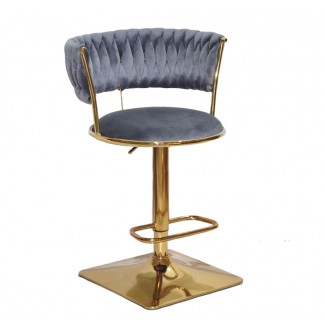 AVA Б-Т Серый - UC- 901 BAR 4- GD - BASE барний стілець/АВА