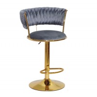 AVA Б-Т Серый - UC- 901 BAR GD - BASE барний стілець/АВА