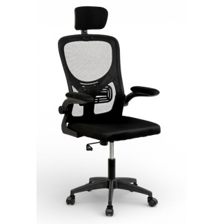 Стілець комп'ютерний Тонус (чорний/чорний)