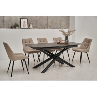 Керамічний стіл Діно TML-960 містік браун + чорний 180-240