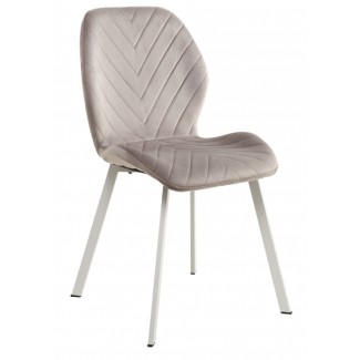 Стілець N-54 латте велюр + білий в Одессе от магазина «Оникс»