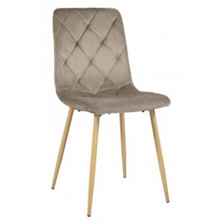 Стілець N-41 капучино велюр + дуб