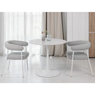 Стіл обідній T-325 каса вайт + білий Д-90 в Одессе от магазина «Оникс»