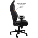 Геймерское кресло X-8009 Fabric Dark Gray/Black XL