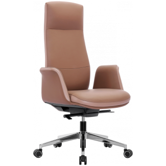 Крісло офісне B-2119 Brown (leather)