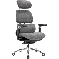 Офісне крісло X-819 Fabric Wood Gray