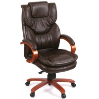 Крісло Флорида EX GB-233WW (Шкіра LC-K Dark brown)/Флорида