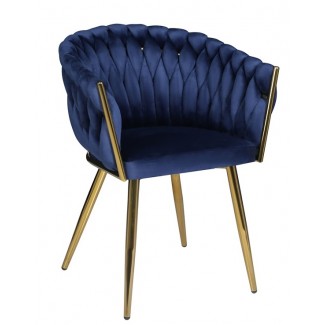 LOLA Б-Т синий UC- 907 GD Стілець/Лола