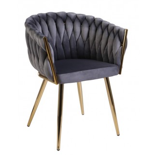 LOLA Б-Т Серый - UC- 901 GD Стілець/Лола