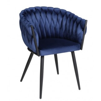 LOLA Б-Т синий UC- 907 BK Стілець/Лола