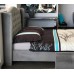 Двоспальне ліжко Aspen Velvet 160X200 Сірий / Дуб/Аспен