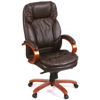 Крісло Тіроль EX GB-236WW (Шкіра LC-K Dark brown)/Тироль