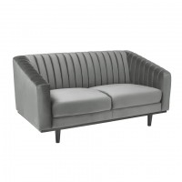 Диван Asprey Velvet 2 Сірий /Аспрей 1500х850