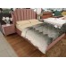 Двоспальне ліжко Monako Velvet 160X200 Античний Рожевий/МОНАКО
