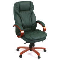 Крісло Тіроль EX GB-236WW (Шкіра Lux LC Green)/Тироль