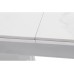 Керамічний стіл TML-866 білий мармур 130-170