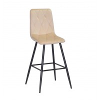 FRED Б-Т Бежевий UC-902 BAR 65-ML (BK) Напівбарний стілець/Фред