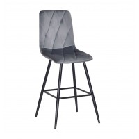 FRED Б-Т Сірий - UC- 901 BAR 65-ML (BK) Напівбарний стілець/Фред