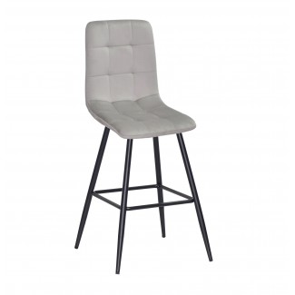 JERRY Б-Т Св. Сірий - UC- 909 BAR-65-ML (BK) напівбарний стілець/Джері (Джери)