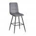 JERRY Б-Т Св. Сірий - UC- 909 BAR-65-ML (BK) напівбарний стілець/Джері (Джери)