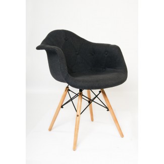 LEON Soft Віскоза антрацит К-8 Стілець /Леон