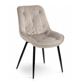 СТІЛЕЦЬ ПРАДО R (чорний/бежевий)