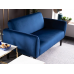 Диван ELSA VELVET сірий/венге/Ельза (Эльза) 1450х750