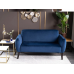 Диван ELSA VELVET сірий/венге/Ельза (Эльза) 1450х750