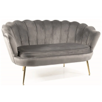 Диван CAMELLIA 2 VELVET Сірий/Камелія (Камелия) 1350х750