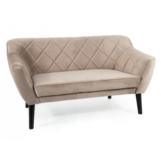 Диван софа KARO 2 VELVET темний беж/венге/Каро 1400х750