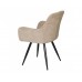 Стілець кухонний ARDEN Чорний каркас / Темний беж тканина оберт 180°/Арден