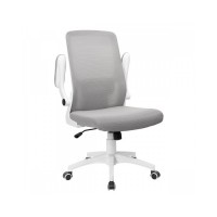 Крісло комп'ютерне ARIA сіре/білий каркас/Аріа Крісло комп'ютерне ARIA сіре/білий каркас/Аріа