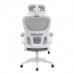 Крісло комп'ютерне OWEN сіре/білий каркас/Овен