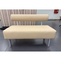 Диван Smile 1200, Шкірозамінник бежевий/Смайл