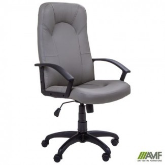 Крісло Ровер Tilt Шкiрозамiнник сірий/Атлантис