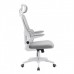 Крісло комп'ютерне OWEN сіре/білий каркас/Овен
