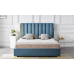 Ліжко 1,8 Фешн Тканина сучасна 2030x2150x1400 синій