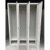 Шафа для одягу металева ШОМ-300/3