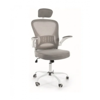 Крісло офісне поворотне Q-639 сіре OBRQ639SZ