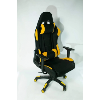 Крісло геймера NORD колір чорний/жовтий/Норд