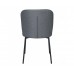 Стілець кухонний CARO Чорний каркас / Сірий тканина/Каро