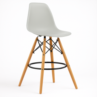 Високий барний стілець сірий Тауер Вуд Високий барний стілець сірий Тауер Вуд в Одессе от магазина «Оникс»