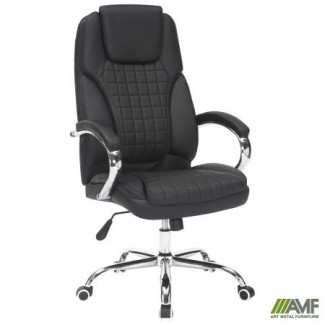 Крісло керівника Lester шкірозамінник чорний/Лестер в Одессе от магазина «Оникс»