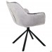 Крісло поворотне Jasmin вельвет теплий сірий/Жасмін Крісло поворотне Jasmin вельвет теплий сірий/Жасмін