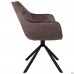 Крісло поворотне Jasmin вельвет шоколад/Жасмін Крісло поворотне Jasmin вельвет шоколад/Жасмін