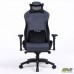 Крісло геймерське VR Racer Textile Halk чорний/Халк