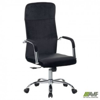 Крісло керівника Gaspar велюр чорний/Гаспар в Одессе от магазина «Оникс»