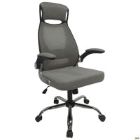 Крісло Santino сітка сіра/Сантіно